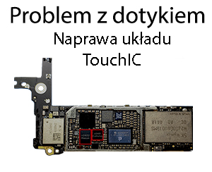Naprawa dotyku touchIC iphone Poznań