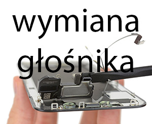 wymiana głośnika iphone X Poznań